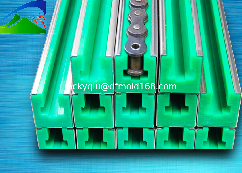 UHMWPE Sliding Conveyor Rails Chain Roller, China Plastic Slide Guide make with good quality